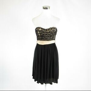 Lil black cotton blend corset dress 2